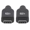 Καλώδιο USB-C Manhattan USB2C5C2M 2m αρσενικό σε αρσενικό