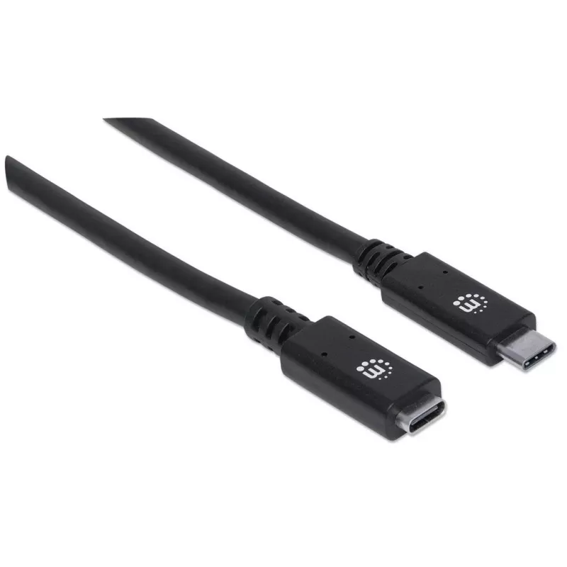 Καλώδιο επέκτασης USB-C Manhattan 50cm αρσενικό σε θηλυκό