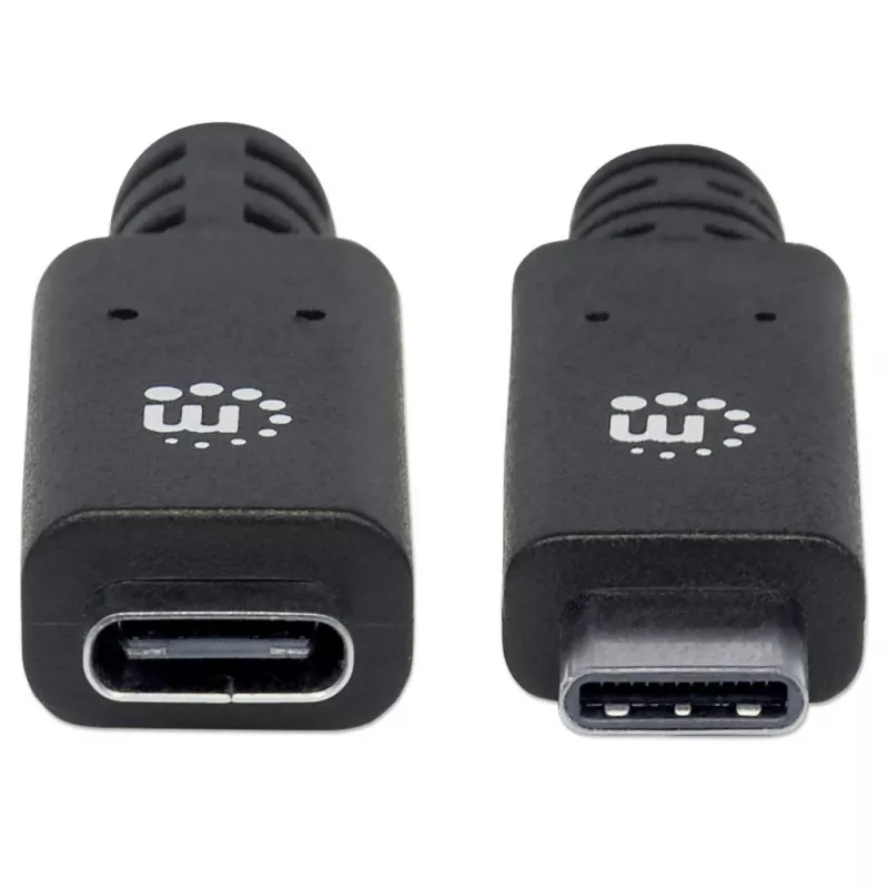 Καλώδιο επέκτασης USB-C Manhattan 50cm αρσενικό σε θηλυκό