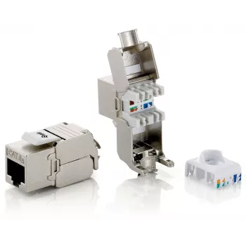 Cat.6A θωρακισμένο Keystone Jack χωρίς εργαλεία Equip 767221