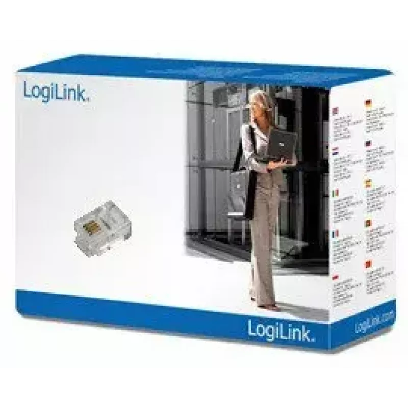 Βύσμα RJ11 LogiLink MP0018 Διάφανο