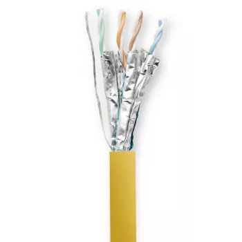 Vivolink PROCAT40 Καλώδιο δικτύου Κίτρινο 40 m Cat6a F/FTP (FFTP)