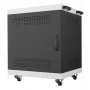 Notebook-Laptop-Schrank Lanview LVR14U6555BL 14U rackmontierbarer Schrank για φορητούς υπολογιστές