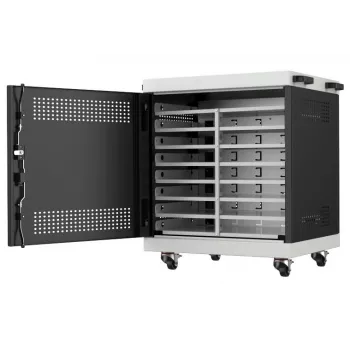 Notebook-Laptop-Schrank Lanview LVR14U6555BL 14U rackmontierbarer Schrank για φορητούς υπολογιστές