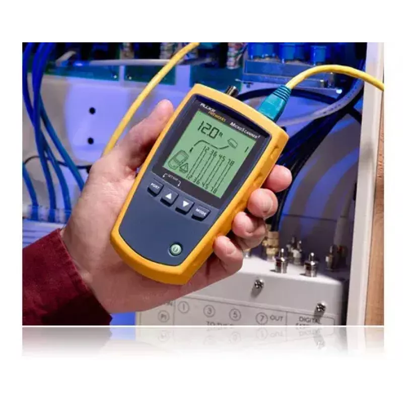 Δοκιμαστής καλωδίων Fluke MicroScanner² Μπλε Κίτρινο