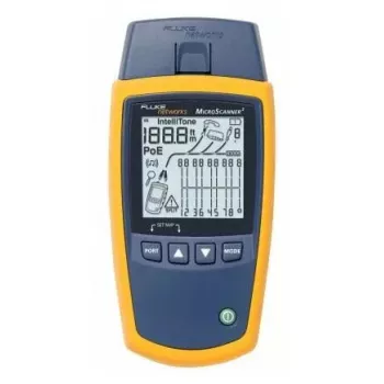 Δοκιμαστής καλωδίων Fluke MicroScanner² Μπλε Κίτρινο