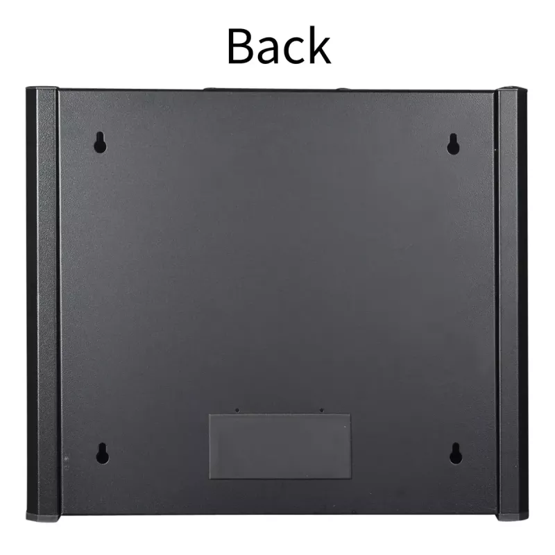 Rack τοίχου LOGON RWP09U56BL 9U μαύρο κλειδαριά