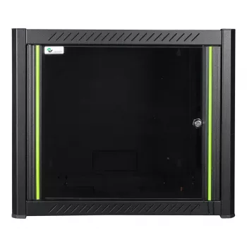 Rack τοίχου LOGON RWP09U56BL 9U μαύρο κλειδαριά