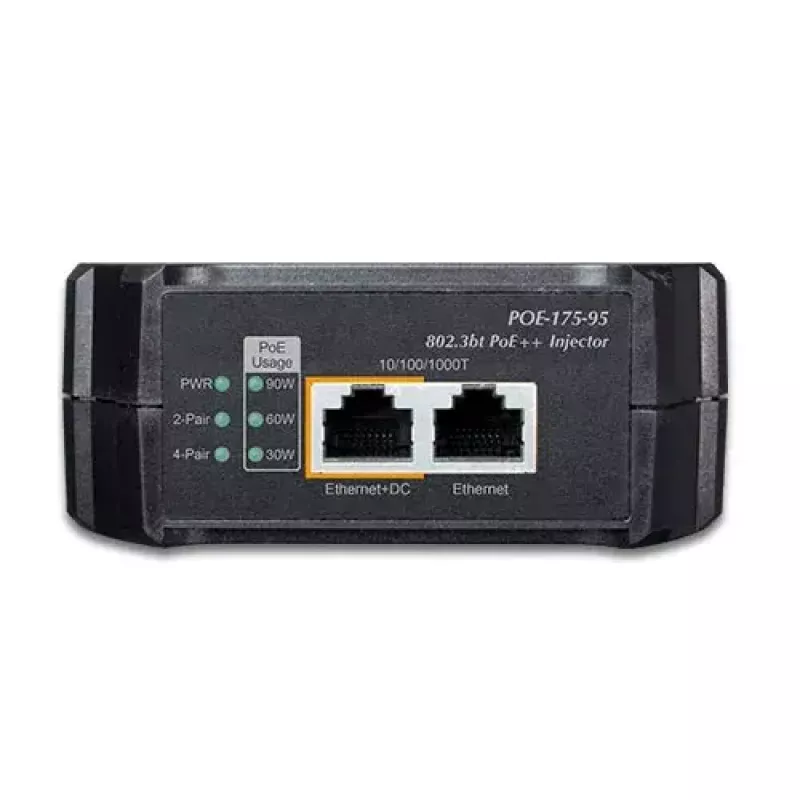 Διαχωριστής δικτύου PLANET POE-175-95 Power over Ethernet μαύρο