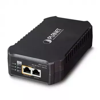 Διαχωριστής δικτύου PLANET POE-175-95 Power over Ethernet μαύρο