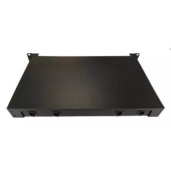 Lanview LVO-101010 fiber optic sliding panel ODF, LC SM OS2, 12 cores, 1U