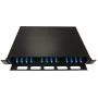 Πάνελ patch οπτικών ινών ODF συρόμενο Lanview LVO-101015, 1U, 24 ίνες, LC, SM OS2