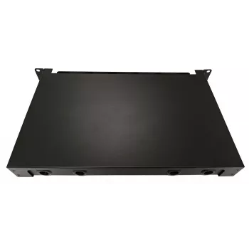Πάνελ patch οπτικών ινών ODF συρόμενο Lanview LVO-101015, 1U, 24 ίνες, LC, SM OS2