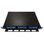 Lanview LVO-101020 fiber optic sliding panel ODF, LC SM OS2, 48 cores, 1U