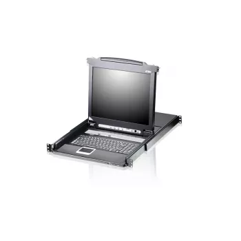 Κονσόλα rack ATEN CL5708M 43,2 cm (17 ίντσες) μαύρο 1U
