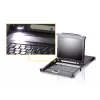 Κονσόλα rack ATEN CL5708M 43,2 cm (17 ίντσες) 1280 x 1024 Pixel μέταλλο, πλαστικό μαύρο 1HE