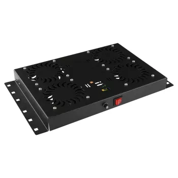 Αξεσουάρ rack Lanview RAF120BL-UK 1U 4 ανεμιστήρες μαύρο