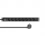 Μονάδα διανομής ισχύος (PDU) Lanview LVR-2MSCH-LIC-SCH8 8 έξοδοι AC 1U μαύρο