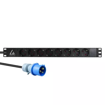 Μονάδα διανομής ισχύος (PDU) Lanview LVR-3MIEC-LIC-SCH8 8 έξοδοι AC 1U μαύρο