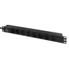 Μονάδα διανομής ισχύος (PDU) Lanview LVR-3MIEC-LIC-SCH8 8 έξοδοι AC 1U μαύρο