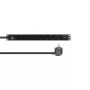 Μονάδα διανομής ισχύος (PDU) Lanview LVR-3MSCH-LIC-SCH8 8 έξοδοι AC 1U μαύρο