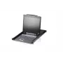 ATEN CL1308N Κονσόλα rack 48,3 cm (19 ίντσες) 1280 x 1024 pixel μέταλλο, πλαστικό μαύρο 1U