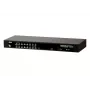 ATEN 16-Port USB/PS2 VGA KVM-Switch, 2048 x 1536 Pixel, QXGA, Τοποθέτηση σε Rack, 6,5 W, 1U, Μαύρο