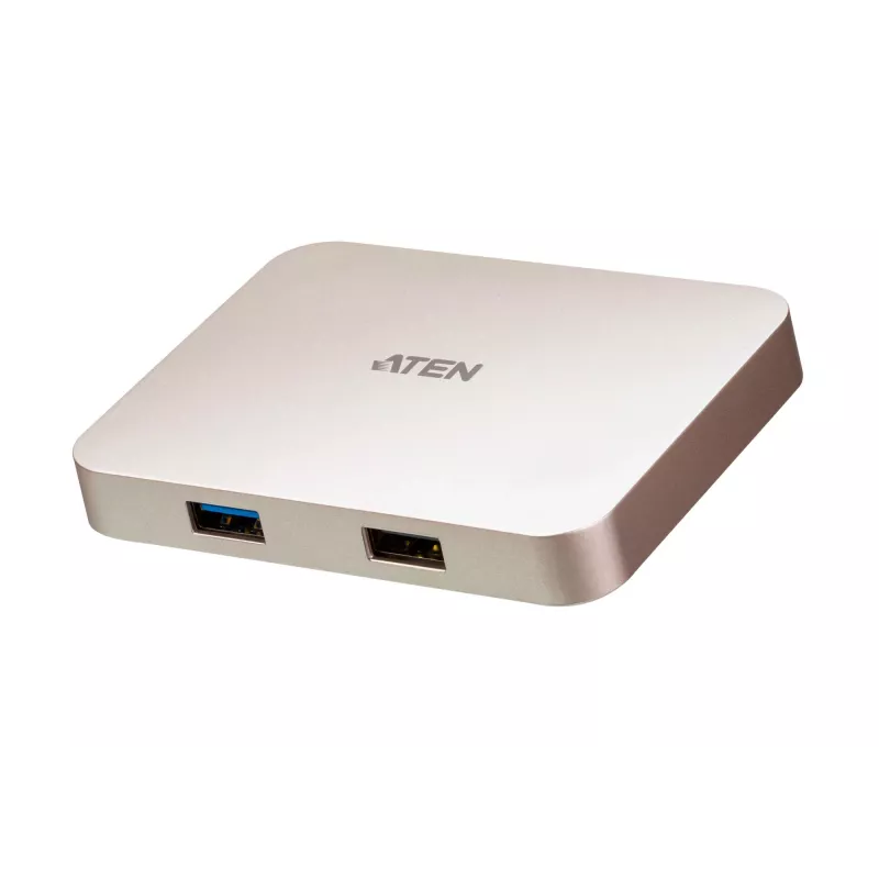 USB-C σε USB 2.0 Interface-Hub ATEN UH3235 — είσοδος Type-C, πολλαπλές θύρες USB-A, ασημί