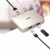 USB-C σε USB 2.0 Interface-Hub ATEN UH3235 — είσοδος Type-C, πολλαπλές θύρες USB-A, ασημί