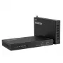 Πομποδέκτης δικτύου Lindy 100m Cat.6A 2 Host USB 3.2 Gen 1 & HDMI 4K60