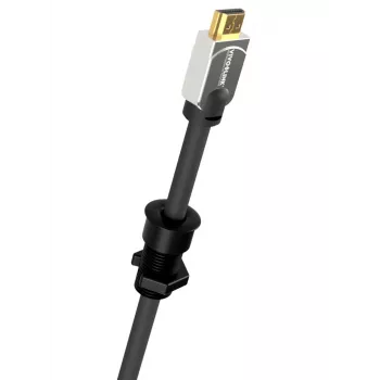 Vivolink VLDG22-B πέρασμα καλωδίων γραφείου για οπή 22 mm, αλουμίνιο, μαύρο
