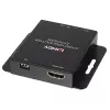 Πομπός & Δέκτης Lindy 70m Cat.6 4 Θυρών HDMI 4K30 και IR Splitter Extender με Loop Out