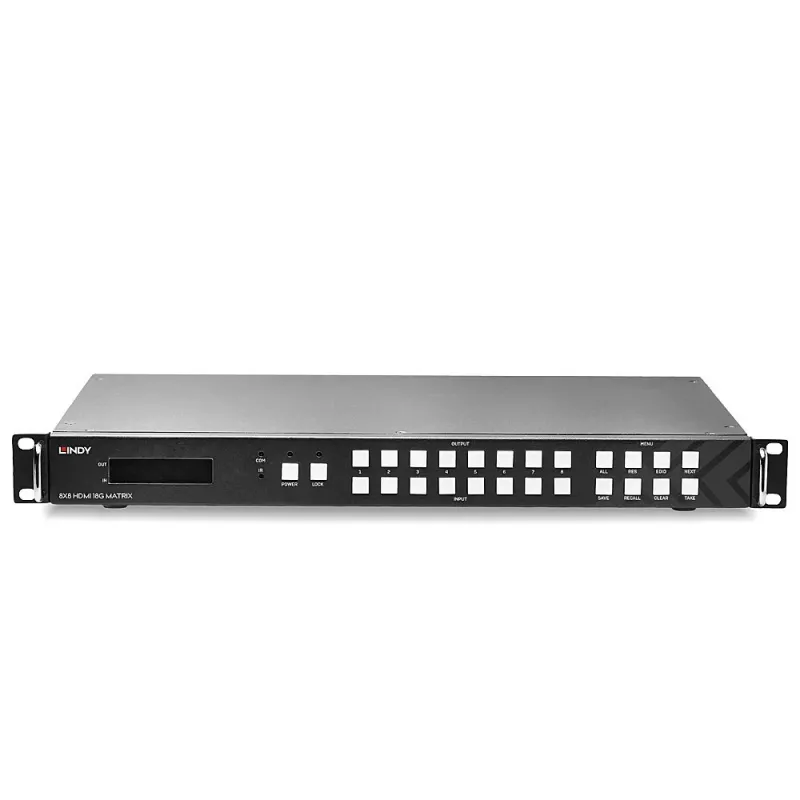 Lindy 8x8 HDMI 18G Matrix με κλιμάκωση βιντεοτοίχου