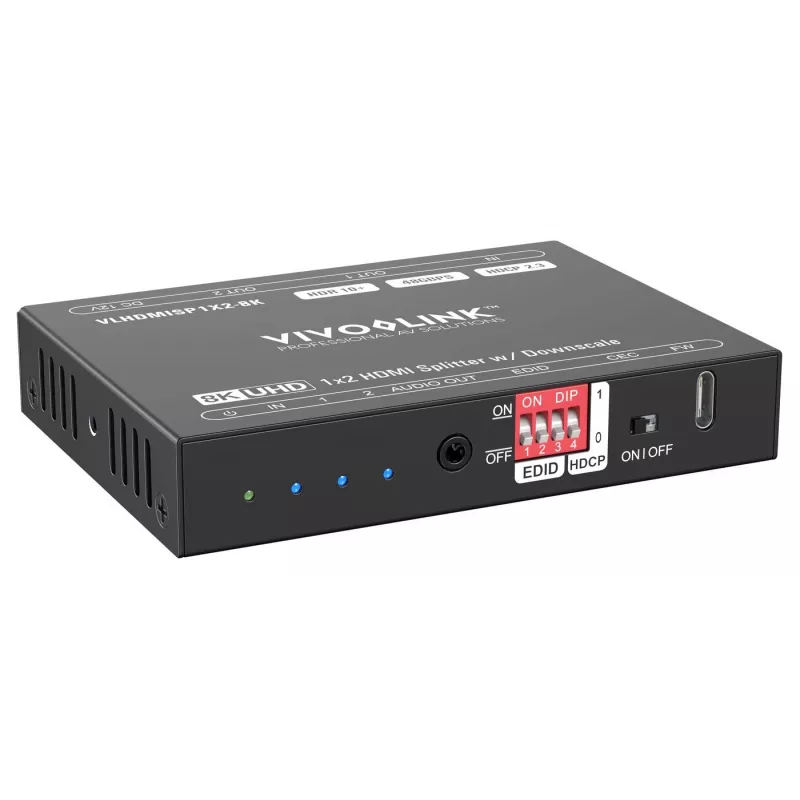 Διαχωριστής HDMI VivoLink VLHDMISP1X2-8K 1x2, υποστηρίζει έως 8K@60Hz