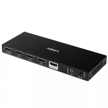 Lindy 4-Port HDMI 8K60 Διακόπτης με eARC HDMI USB A USB C