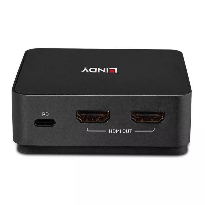 Lindy 2 Port Type C, Dual HDMI 4K60 Διακόπτης KVM
