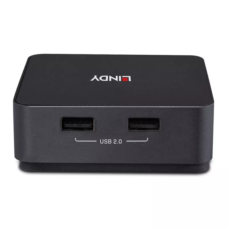 Lindy 2 Port Type C, Dual HDMI 4K60 Διακόπτης KVM