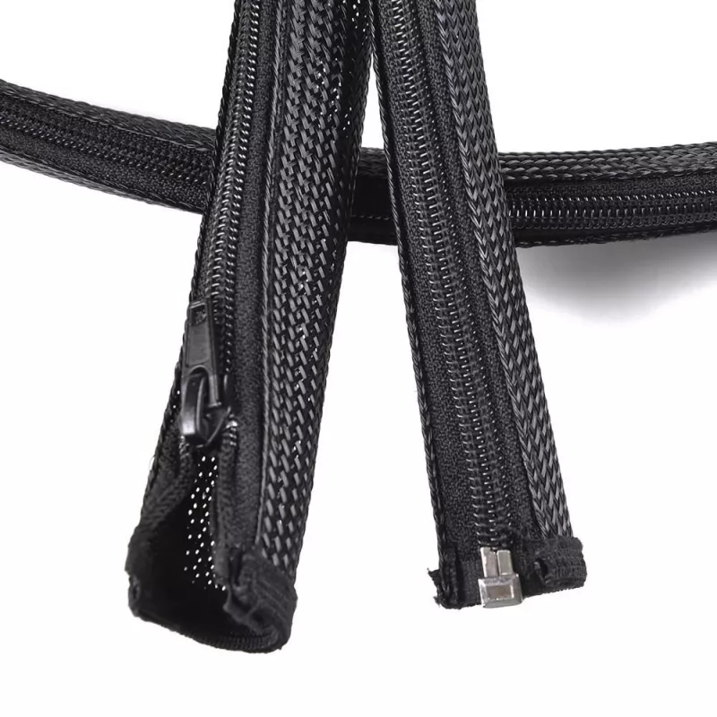Σωλήνας οδηγός καλωδίων Vivolink PROZIPSLEEVE1248 Μαύρο Πολυεστέρας 1,2 cm 4800 mm