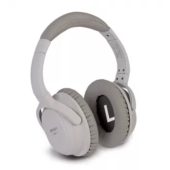 Ακουστικά Lindy LH500XW Ενσύρματα & Ασύρματα Κεφαλόδεσμος Κλήσεις/Μουσική Micro-USB Bluetooth Γκρι