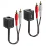 AV-πομπός Lindy 500m Cat.6 Phono αναλογικός επέκτασης ήχου