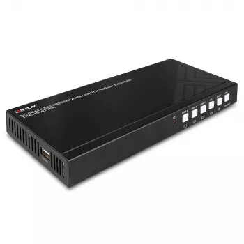AV-πομπός Lindy 5 Port Seamless Presentation Switch HDBaseT Extender 3840 x 2160 Pixel