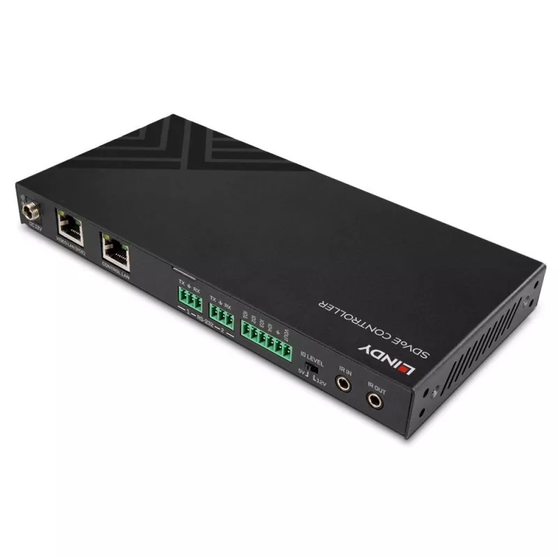 AV-Repeater Lindy SDVoE Controller 3840 x 2160 Pixel Cat6 καλώδιο Micro-USB