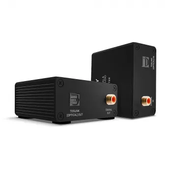 AV-πομπός & δέκτης Lindy 150m Cat.6 TosLink και ομοαξονικός ψηφιακός επέκτασης ήχου