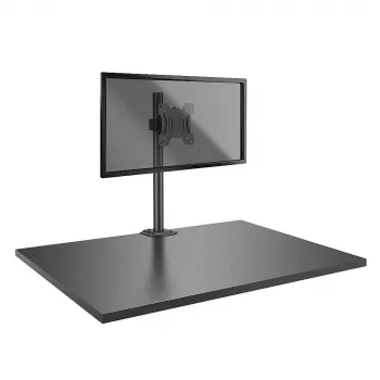 Lindy Single Display Short Bracket με στύλο και σφιγκτήρα γραφείου