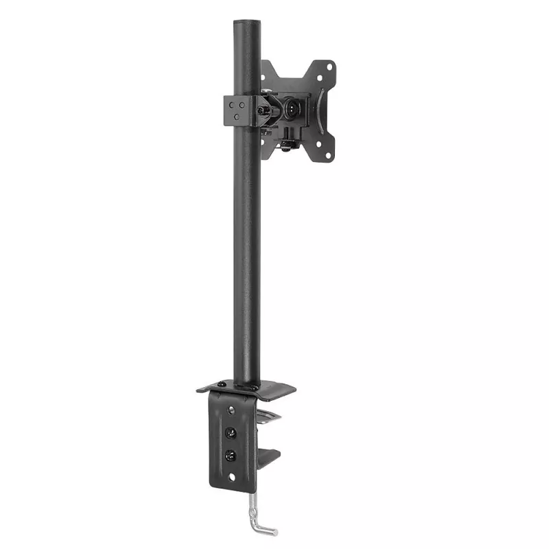 Lindy Single Display Short Bracket με στύλο και σφιγκτήρα γραφείου