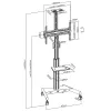 Vivolink VLFS3266C βάση/τρόλεϊ TV 165,1 cm (65 ίντσες) μαύρο
