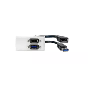 Vivolink WI221261 επικάλυψη πρίζας HDMI + USB A λευκή 2 μονάδες