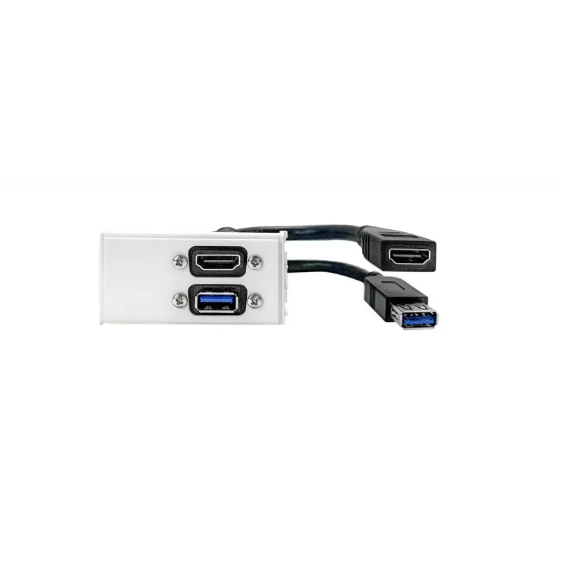 Vivolink WI221261 επικάλυψη πρίζας HDMI + USB A λευκή 2 μονάδες