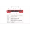 Ernitec 0070-24107-TESTER οθόνη δοκιμών CCTV, 17,8 cm (7 ίντσες), οθόνη αφής, 4K, λουράκι καρπού, γκρι/κόκκινη