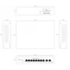 Δικτυακό switch Ernitec ELECTRA-U08-1GB-110W 8 θυρών 1 GB